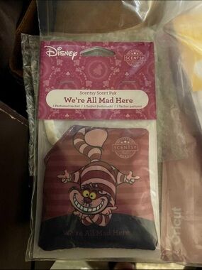 Disney Cheshire Cat Scentsy Scent Pak - Pink, Yellow, Black